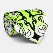 グリーンカスタムトバルタトゥーデザイン ネクタイ (ロール)