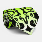 グリーンカスタムトバルタトゥーデザイン ネクタイ (ロール)