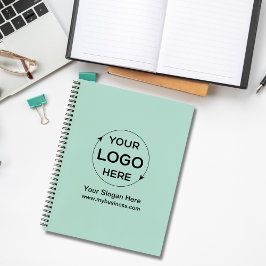 グリーンカスタムビジネスロゴ ノートブック