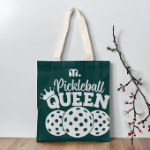 グリーンカスタムモノグラムピックボールクイーン トートバッグ