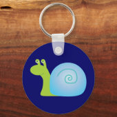 グリーンカタツムリ キーホルダー (正面)