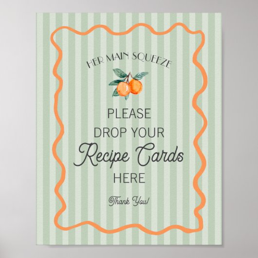 グリーンカティー メインスクイーズ シトラス シェア レシピ ポスター (正面)