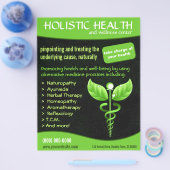 グリーンカドゥセウス代替医学医療 チラシ (シングル)