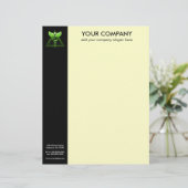 グリーンカドゥセウス代替医療ブラッククリーム レターヘッド (スタンド正面)