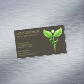 グリーンカドゥセウス代替医療磁石 マグネット名刺 (インサイチュ)