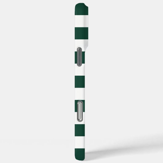 グリーンカバナストライプレトロモノグラム Case-Mate iPhoneケース (裏面 / 右)