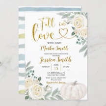 グリーンカボチャ秋インビラベビーシャワー