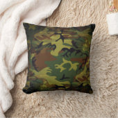グリーンカムモ クッション (ブランケット)