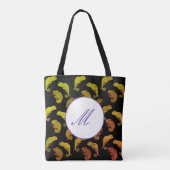 グリーンカメレオンリザードアート トートバッグ (裏面)