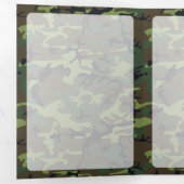 グリーンカモフラージュ, カモフラージュ, 軍用, 陸軍 三つ折りカード (内部最初)