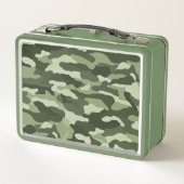 グリーンカモフラージュ メタルランチボックス (裏面)
