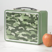 グリーンカモフラージュ メタルランチボックス (インサイチュ)