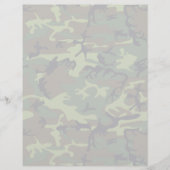 グリーンカモフラージュ、軍隊、陸軍 チラシ (正面)