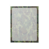 グリーンカモフラージュ、軍隊、陸軍 ノートパッド (回転)