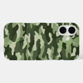 グリーンカモフラージュ Case-Mate iPhoneケース (裏面 (横))