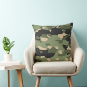 グリーンカモ クッション (椅子)