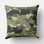 グリーンカモ クッション (裏面)