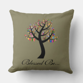 グリーンカラフルとスピリチュアル賛美は… クッション