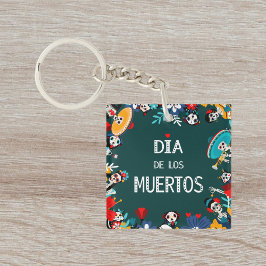 グリーンカラフルディアデロスミュートスサークル キーホルダー