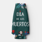 グリーンカラフルディアデロスミュートスサークル ボトルクーラー (正面)