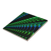 グリーンカラフルブルー抽象芸術アートタイル タイル (側面)