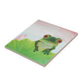 グリーンカリラックスエルはユリのパッドの安全に タイル (側面)