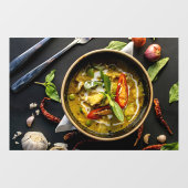 グリーンカレー タイ料理 スパイス ハーブ カレー ウィンドウサイン (シート)
