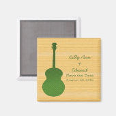 グリーンカントリーギターSave the Date Magnet マグネット (正面/裏面)