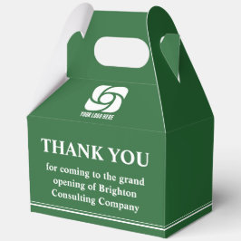 グリーンカンパニーロゴ ビジネス盛大なオープニング フェイバーボックス
