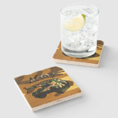 グリーンカーキアーミータンク、ストーンコースター ストーンコースター (横)