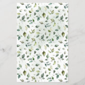 グリーンカーテン 赤ちゃんの袋の中身は? ベビーシャワーゲーム チラシ (裏面)