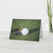グリーンカードにゴルフボールを出すところだ カード (正面)