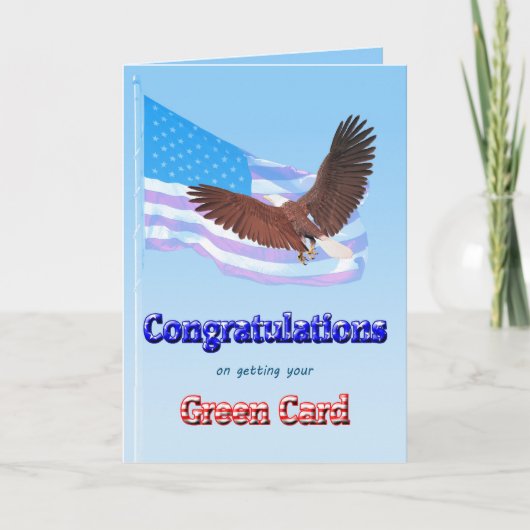 グリーンカードを取る時に カード (正面)
