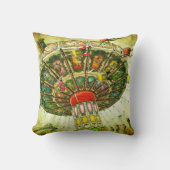 グリーンカーニバルアミューズメントパークスイングライドフォト クッション (正面)