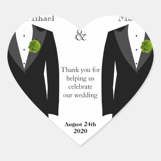 グリーンカーネーションハートシークシールゲイの化粧室のお願い ハートシール (正面)