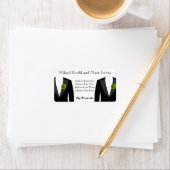 グリーンカーネーション住所 シール結婚ズ ラベル (インサイチュ)