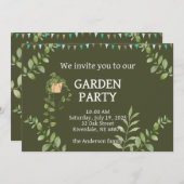 グリーンガーテンパーティー 招待状 (正面/裏面)