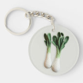 グリーンガーデナーミニマリストクロチェットリークス名 キーホルダー (正面)
