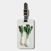 グリーンガーデナーミニマリストクロチェットリークス名 ラゲッジタグ (正面縦)