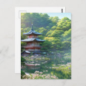 グリーンガーデンのパゴダ ポストカード (正面/裏面)