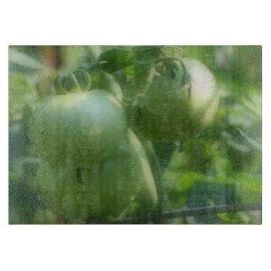 グリーンガーデントマトのつる植物自然 カッティングボード