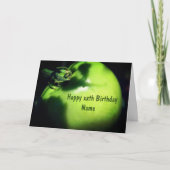 グリーンガーデントマトパーソナライズされた誕生日 カード (正面)