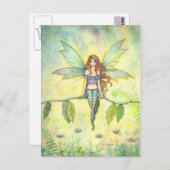 グリーンガーデンフェアリーファンタジーアート ポストカード (正面/裏面)