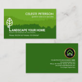 グリーンガーデンランドスケープレイヤーズローンガーデニ気にング 名刺 (正面/裏面)