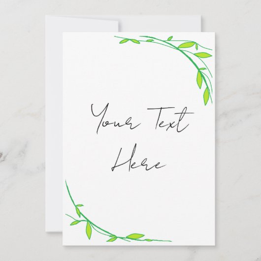 グリーンガーデン招待状 招待状 (正面)