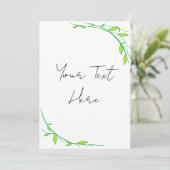 グリーンガーデン招待状 招待状 (スタンド正面)