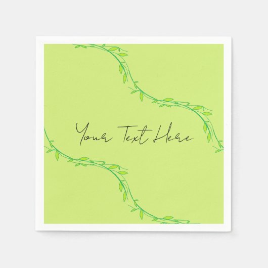 グリーンガーデン スタンダードカクテルナプキン (正面)