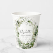 グリーンガーデン ブライダルシャワーの紙コップ 紙コップ (正面)