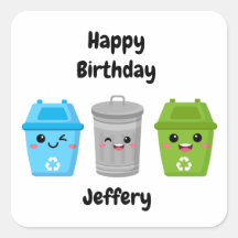 グリーンガーベッジトラック – キッド誕生日