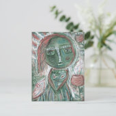 グリーンガール ポストカード (スタンド正面)